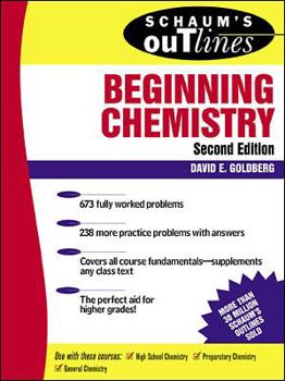 Paperback Schaum's Outlines of Beginning Chemistry Book
