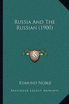 Paperback Russia and the Russian (1900) Book