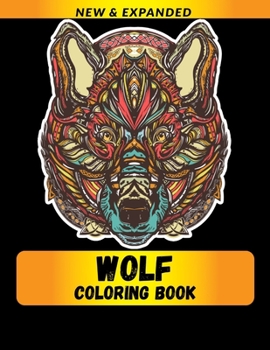 Paperback Wolf Coloring Book: Stress Relieving Designs Coloring Book For Adults Book