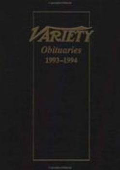 Hardcover Variety Obituaries 1993-1994: With Index Book