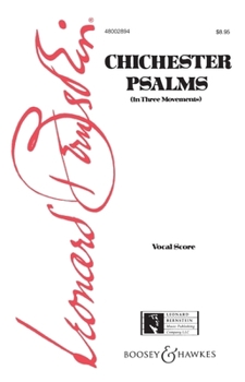 Paperback Chichester Psalms Book