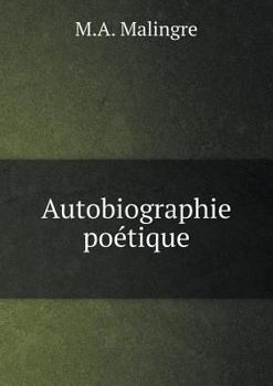 Paperback Autobiographie po?tique [French] Book