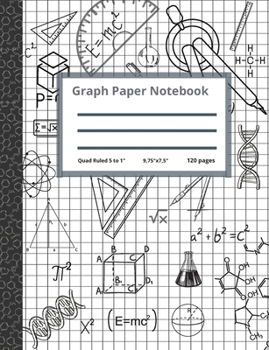 Paperback Graph Paper Notebook: Simple Graph Paper Journal, Grid Paper Notebook for Math and Science Students, ( Composition Notebook) Book