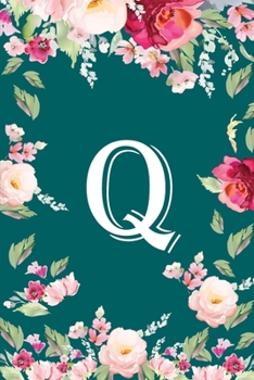 Paperback Q: Flower Monogram Initial Q Floral Watercolor Beautiful Book