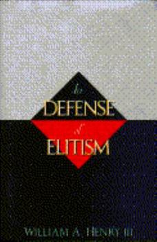 Hardcover In Defense of Elitism Book