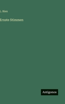 Hardcover Ernste Stimmen [German] Book