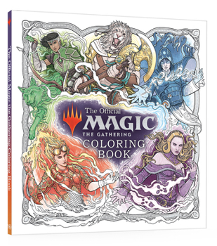 Paperback The Official Magic: The Gathering Coloring Book