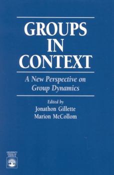 Paperback Groups in Context: A New Perspective on Group Dynamics Book