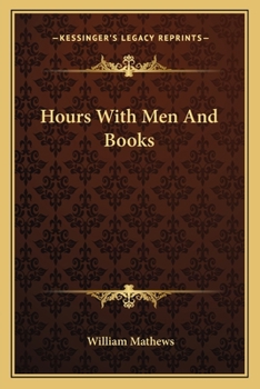 Paperback Hours With Men And Books Book