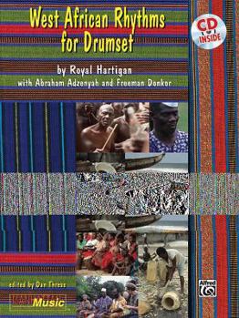 Paperback West African Rhythms for Drumset: Book & Online Audio Book