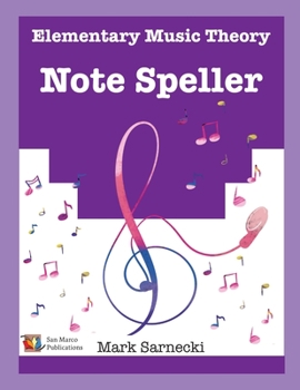 Paperback The Elementary Music Theory Note Speller Book