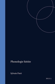 Hardcover Phonologie Hittite [French] Book