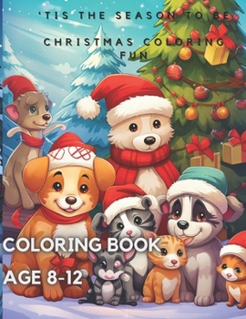 Paperback 24 Pcs Christmas Coloring Book (Age 8-12) - 'Tis the season to be Book