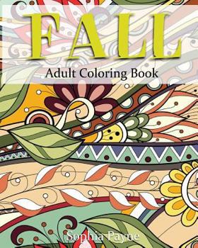 Paperback Fall Adult Coloring Book