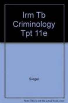 Paperback Irm Tb Criminology Tpt 11E Book