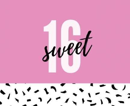 Happy 16th Birthday Guest Book (Landscape Hardcover): Sweet Sixteen Guest book, party and birthday celebrations decor, memory book, scrapbook, 16th ... book, celebration guestbook, celebration par
