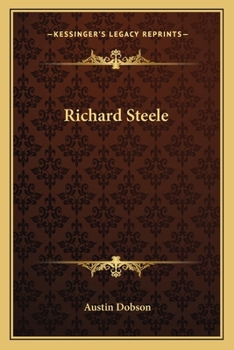 Paperback Richard Steele Book