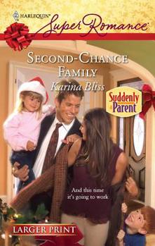 Mass Market Paperback Second-Chance Family [Large Print] Book