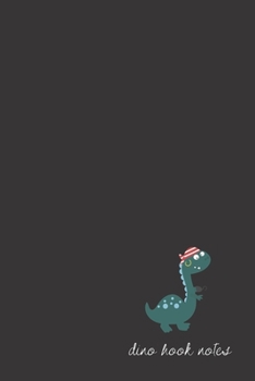 dino hook notes: small lined Dino Pirates Notebook / Travel Journal to write in (6'' x 9'') 120 pages