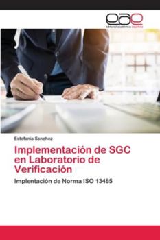 Paperback Implementación de SGC en Laboratorio de Verificación [Spanish] Book