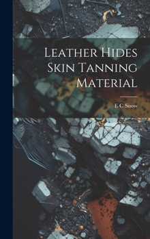 Hardcover Leather Hides Skin Tanning Material Book