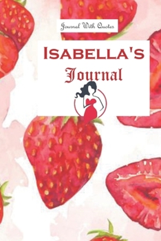 Isabella Journal: 6x9 inch Lined journal or diary or notebook to write ideas, study and make plans