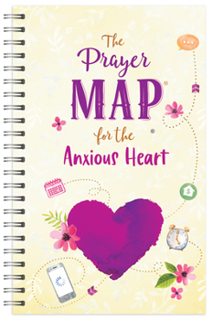 Spiral-bound The Prayer Map for the Anxious Heart Book