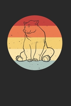 Bär Notizbuch: Bär Notizbuch für Liebhaber / Notizheft / Notizblock A5 (6x9in) Dotted Notebook / Punkteraster / 120 gepunktete Seiten (German Edition)