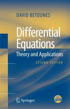 Hardcover Differential Equations: Theory and Applications Book