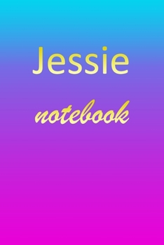 Paperback Jessie: Blank Notebook - Wide Ruled Lined Paper Notepad - Writing Pad Practice Journal - Custom Personalized First Name Initia Book