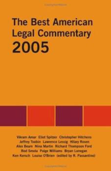 Paperback The Best American Legal Commentary Book