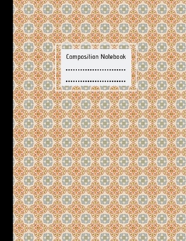 Paperback Composition Notebook: Vintage Boho, Large College Lined Paper Notebook Journal, For Students Kids Teens Girls Boys, 100 pages, 8.5" x 11", S Book