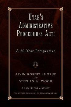 Hardcover Utah's Administrative Procedures ACT Book