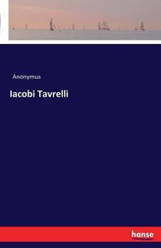 Paperback Iacobi Tavrelli Book