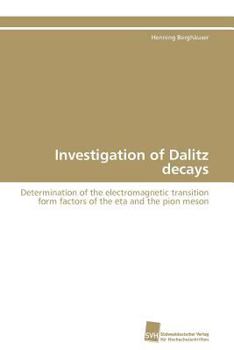 Paperback Investigation of Dalitz decays [German] Book