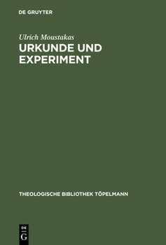 Hardcover Urkunde und Experiment [German] Book
