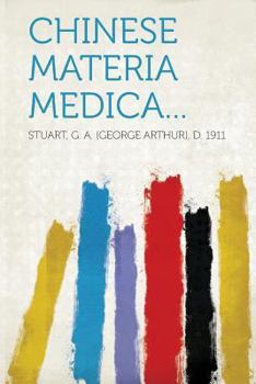 Paperback Chinese Materia Medica... Book