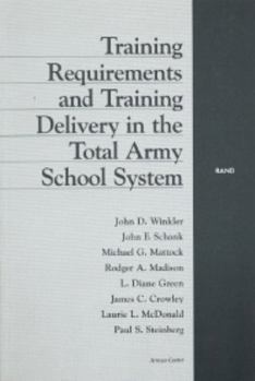 Paperback Training Requirements and Training Delivery in the Total Army School System Book