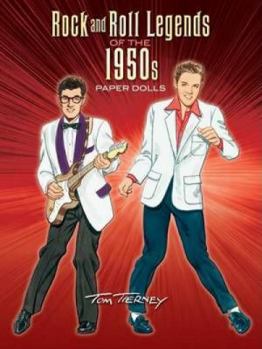 Paperback Rock and Roll Legends of the 1950s Paper Dolls (Dover Celebrity Paper Dolls) Book