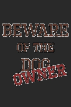 Paperback Eikland - Notes: Pet Dog Beware of the Dog Owner - Notebook 6x9 checkered Book