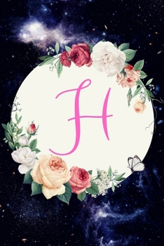 H: Wonderful Monogram Initial Notebook with the letter H! The perfect gift for women, girls, teenagers.  It'll be great as a notebook, a journal. Dimensions 6x9, 110 pages in line.