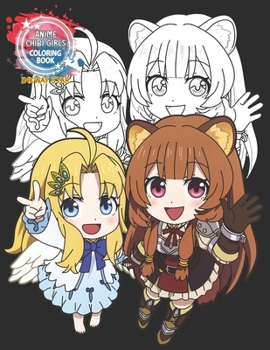 Anime Chibi Girls Coloring Book: Cute Kawaii Anime Coloring Book Collection Japanese Cartoons Manga Style, Adorable Characters For Adults and Kids ... Inspiration Vol1 (Inkway Anime Coloring Zone)