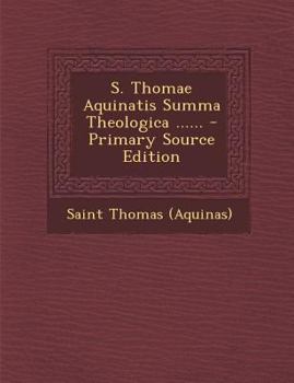 Paperback S. Thomae Aquinatis Summa Theologica ...... [Latin] Book