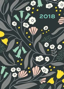Calendar High Note 2018 Floral Pattern in Gold 18-Month Weekly Planner: Contemporary, Durable, Soft-Cover, Foil Embellished Planner Featuring Unique, Original, Designer Art by Elizabeth Olwen (CHZ0301) Book