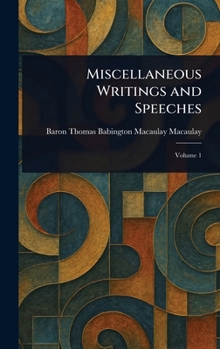 Hardcover Miscellaneous Writings and Speeches Book