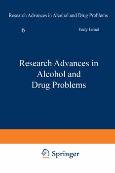 Paperback Research Advances in Alcohol and Drug Problems Book
