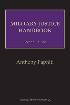 Paperback Military Justice Handbook Book