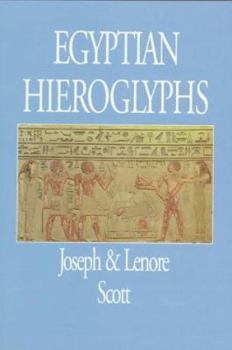 Paperback Egyptian Hieroglyphs Book