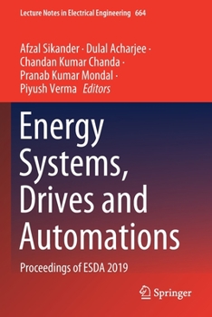 Paperback Energy Systems, Drives and Automations: Proceedings of Esda 2019 Book