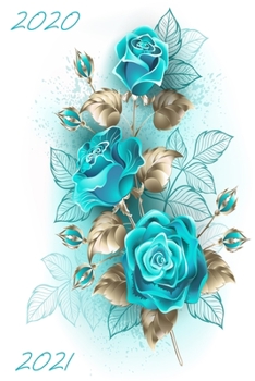 2020-2021 Planner: Flower 2 Year Calendar to Organize Your Schedule || 6 X 9 Inches